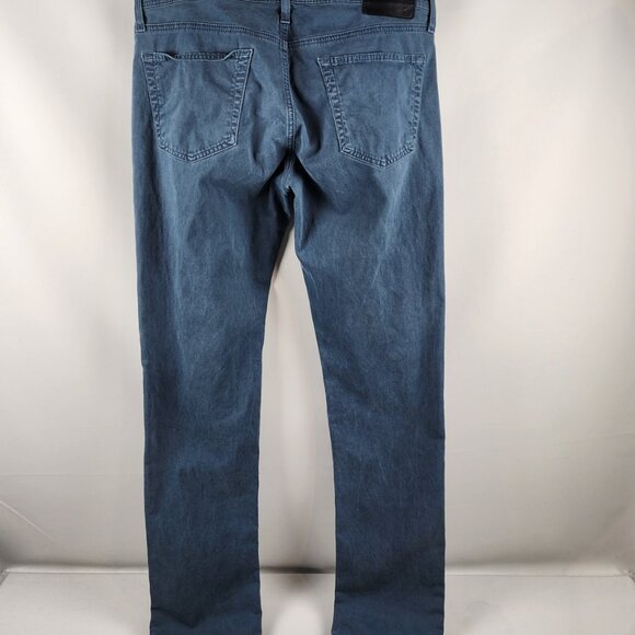 AG Adriano Goldschmied Men's Slim Jeans in Dark Blue - Picture 8 of 10